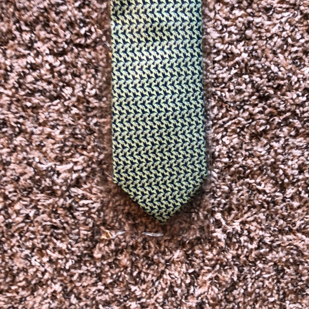 Brand New Charles Tyrwhitt Tie - Green Hummingbird